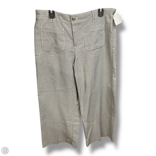 Pants Wide Leg By Jules & Leopold In Black & White, Size: 16