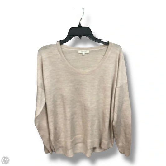 Top Long Sleeve By Madewell In Taupe, Size: M