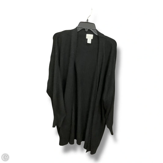 Sweater Cardigan By H&m In Black, Size: Xl
