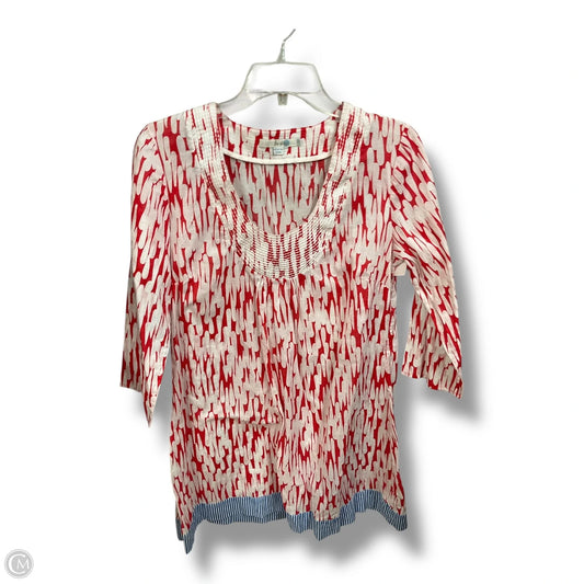Swimwear Cover-up By Boden In Blue Red & White, Size: M