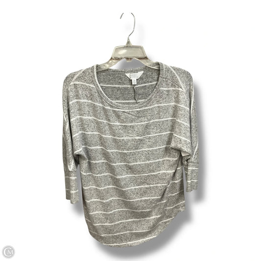 Top 3/4 Sleeve By Market & Spruce In Grey, Size: Sp