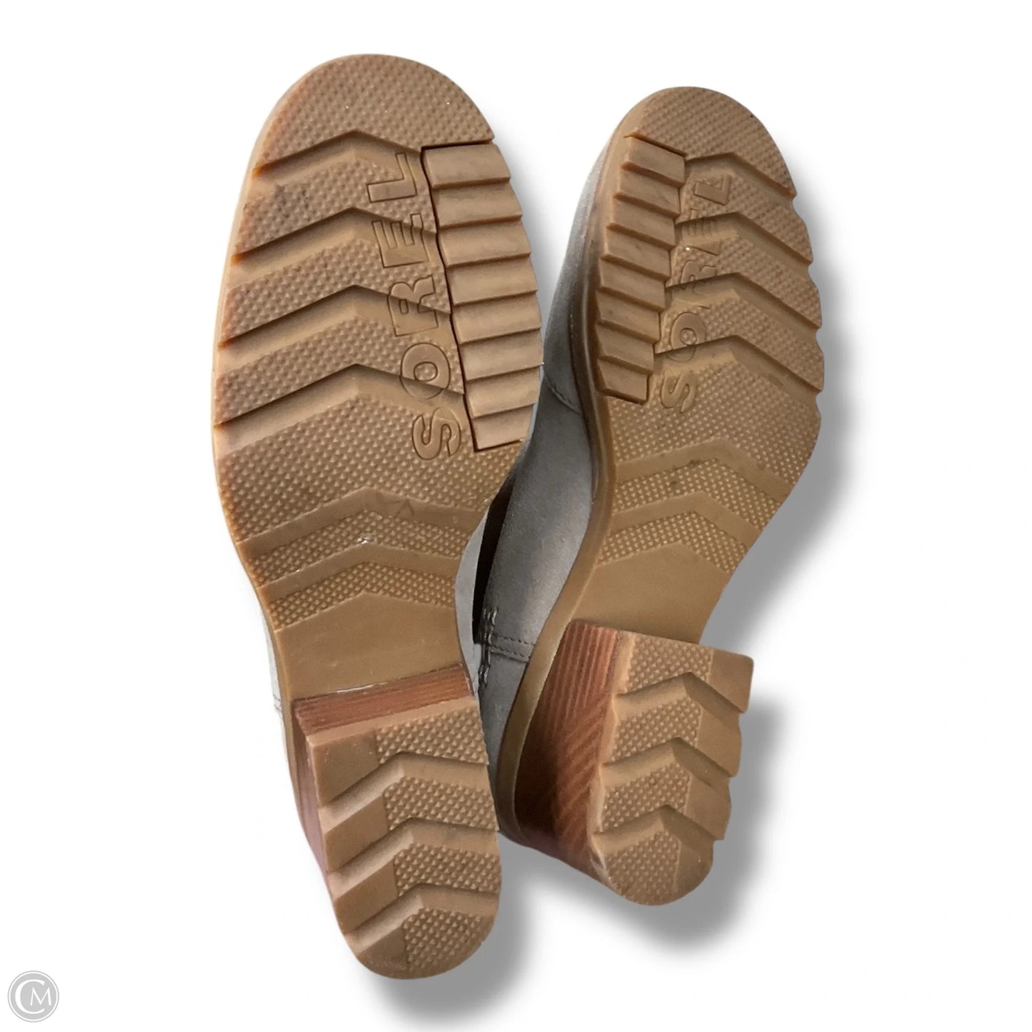 Boots Ankle Heels By Sorel In Beige, Size: 7.5