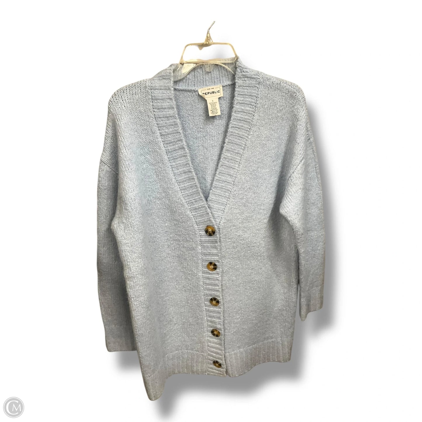 Sweater Cardigan By For The Republic In Blue, Size: S