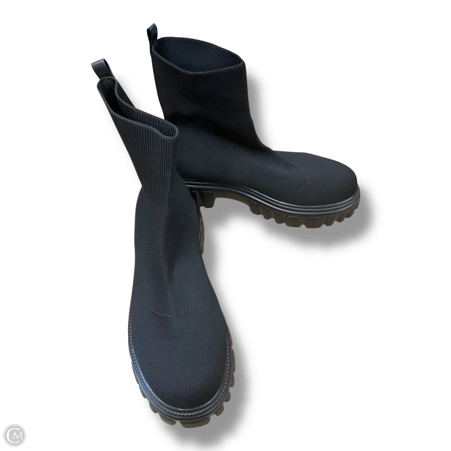 Boots Ankle Heels By Cmf In Black, Size: 9