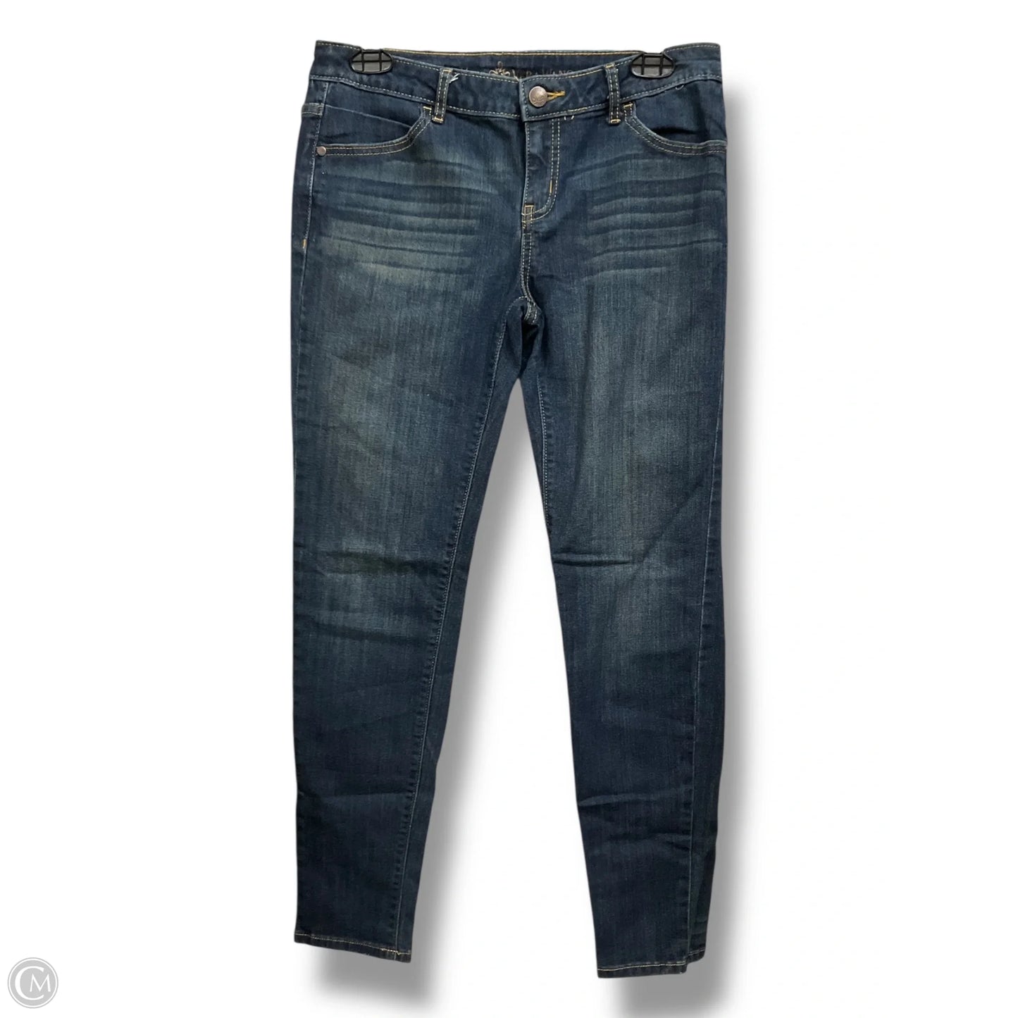 Jeans Skinny By Simply Vera In Blue Denim, Size: 4
