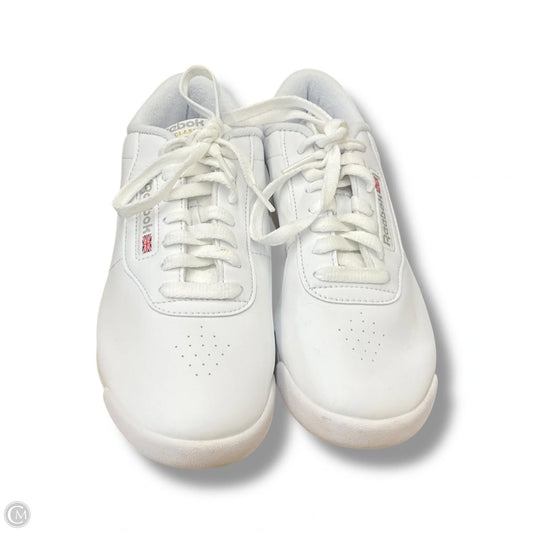 Shoes Athletic By Reebok In White, Size: 10