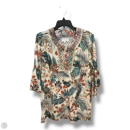 Dress Casual Short By Johnny Was In Yellow, Size: S