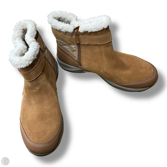 Boots Snow By Easy Spirit In Tan, Size: 8.5