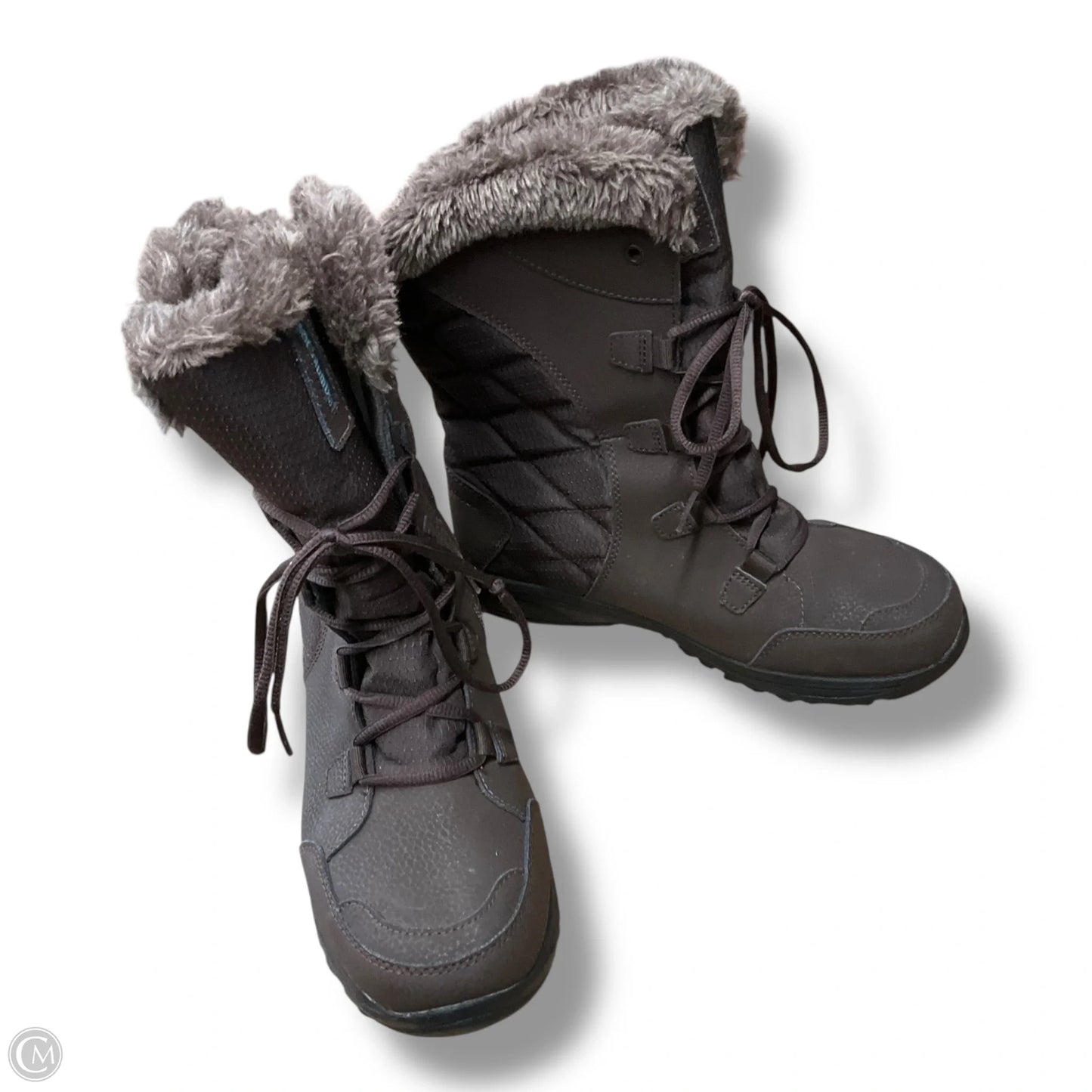 Boots Snow By Columbia In Brown, Size: 8