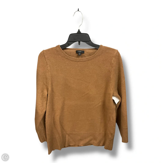 Sweater By J. Crew In Tan & White, Size: M