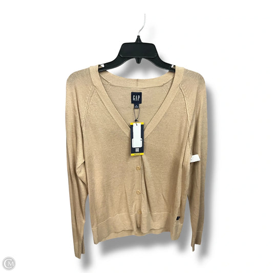 Cardigan By Gap In Tan, Size: M