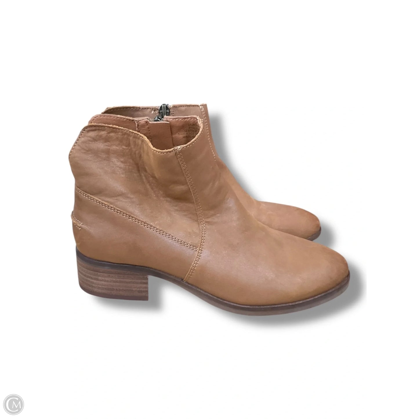Boots Ankle Flats By Lucky Brand In Tan, Size: 8.5
