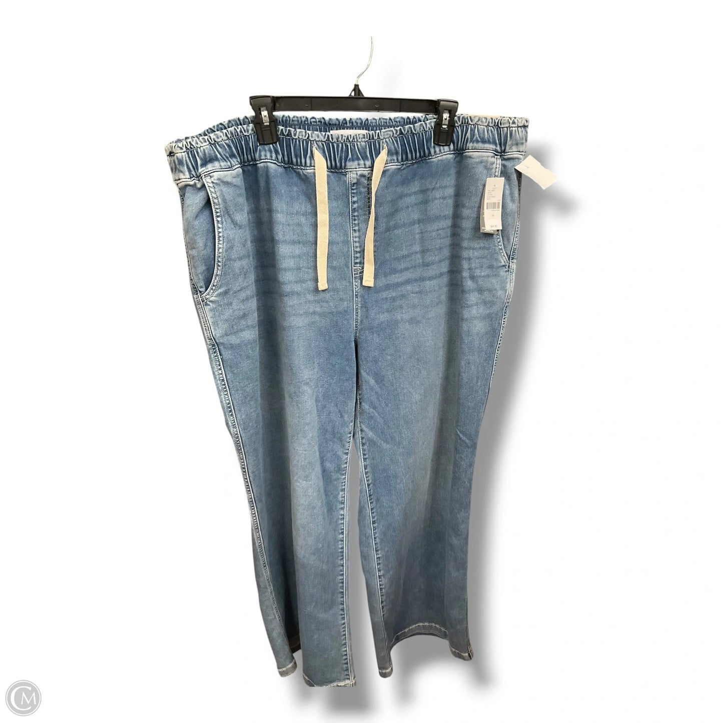 Jeans Wide Leg By Lane Bryant In Blue Denim, Size: 20