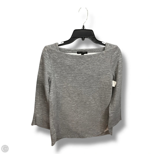 Top Long Sleeve By Banana Republic In Grey, Size: S