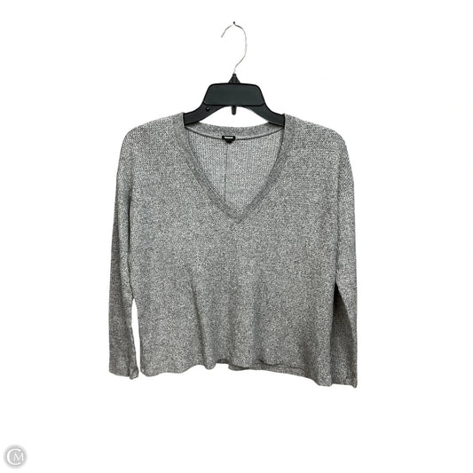 Top Long Sleeve Basic By Monrow In Grey, Size: Xs