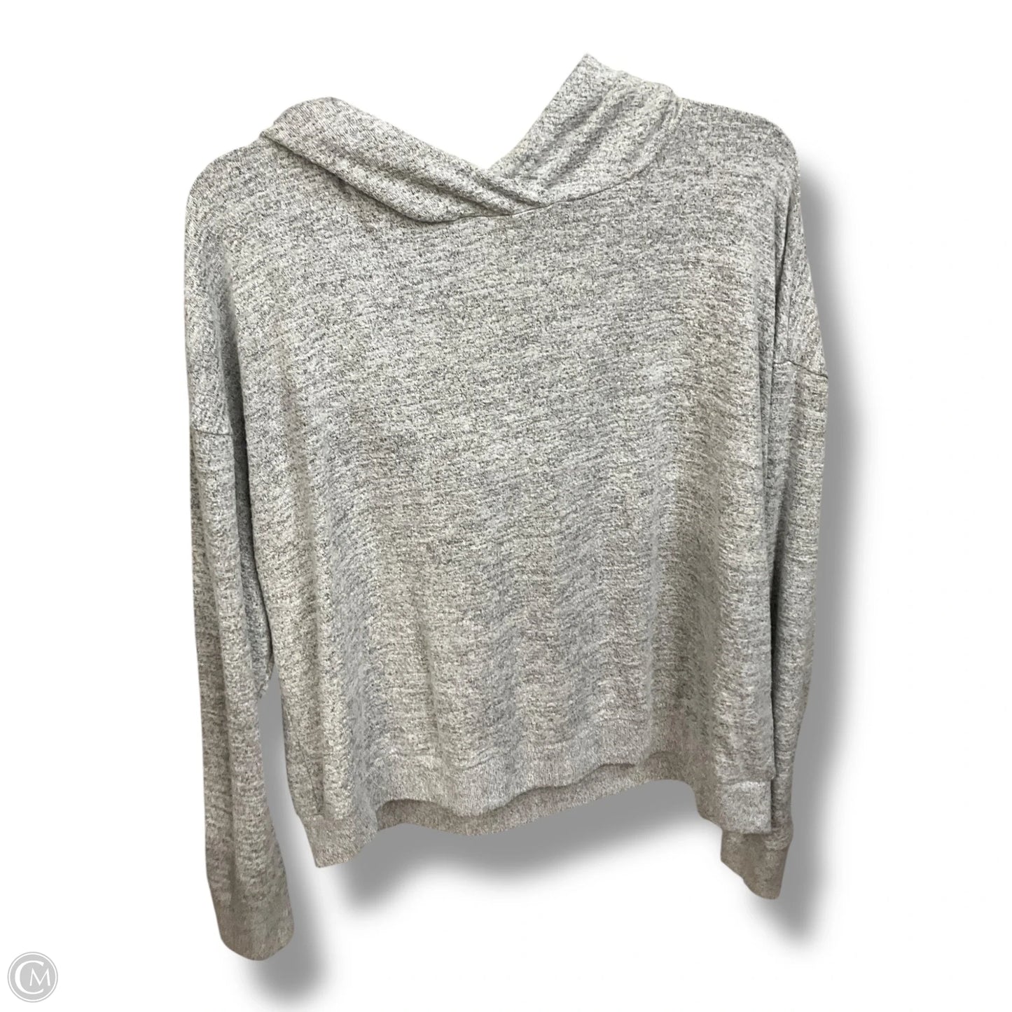 Top Long Sleeve Basic By Gap In Grey, Size: L