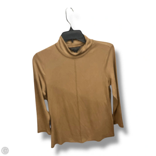 Top Long Sleeve By Banana Republic In Tan, Size: M