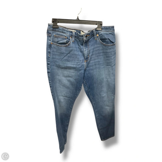 Jeans Flared By Denizen By Levis In Blue Denim, Size: 16