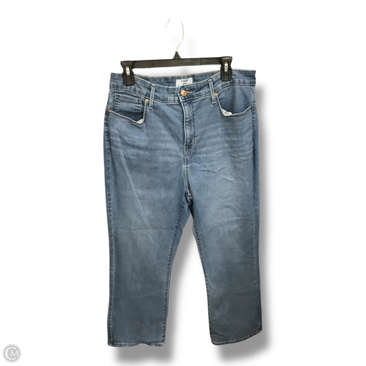 Jeans Skinny By Universal Thread In Blue Denim, Size: 16