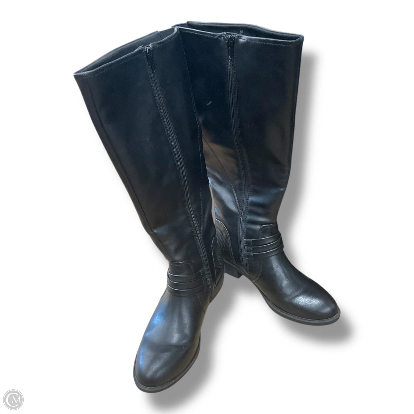 Boots Knee Flats By Bare Traps In Black, Size: 8