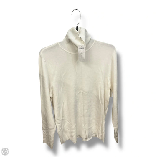 Top Long Sleeve Basic By Chicos In Ivory, Size: Xl