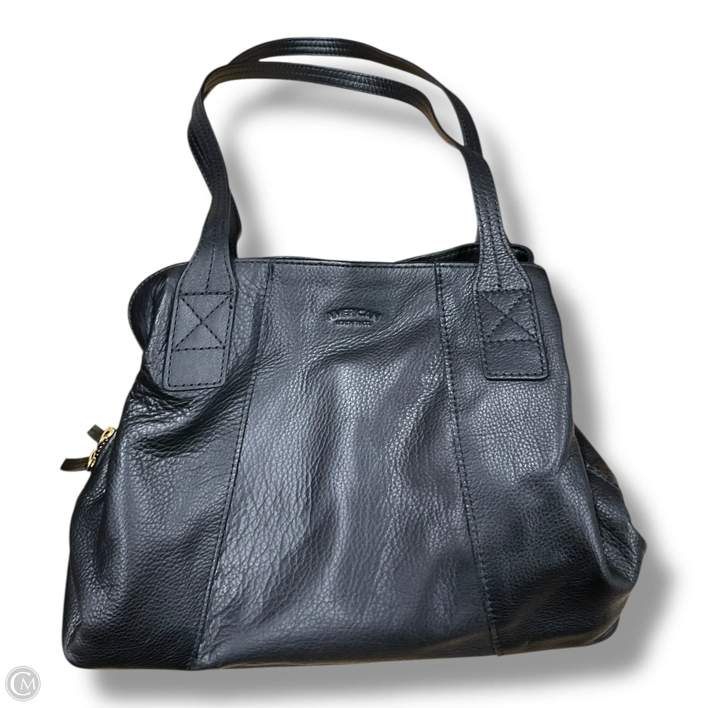 Handbag Leather By Cma, Size: Medium