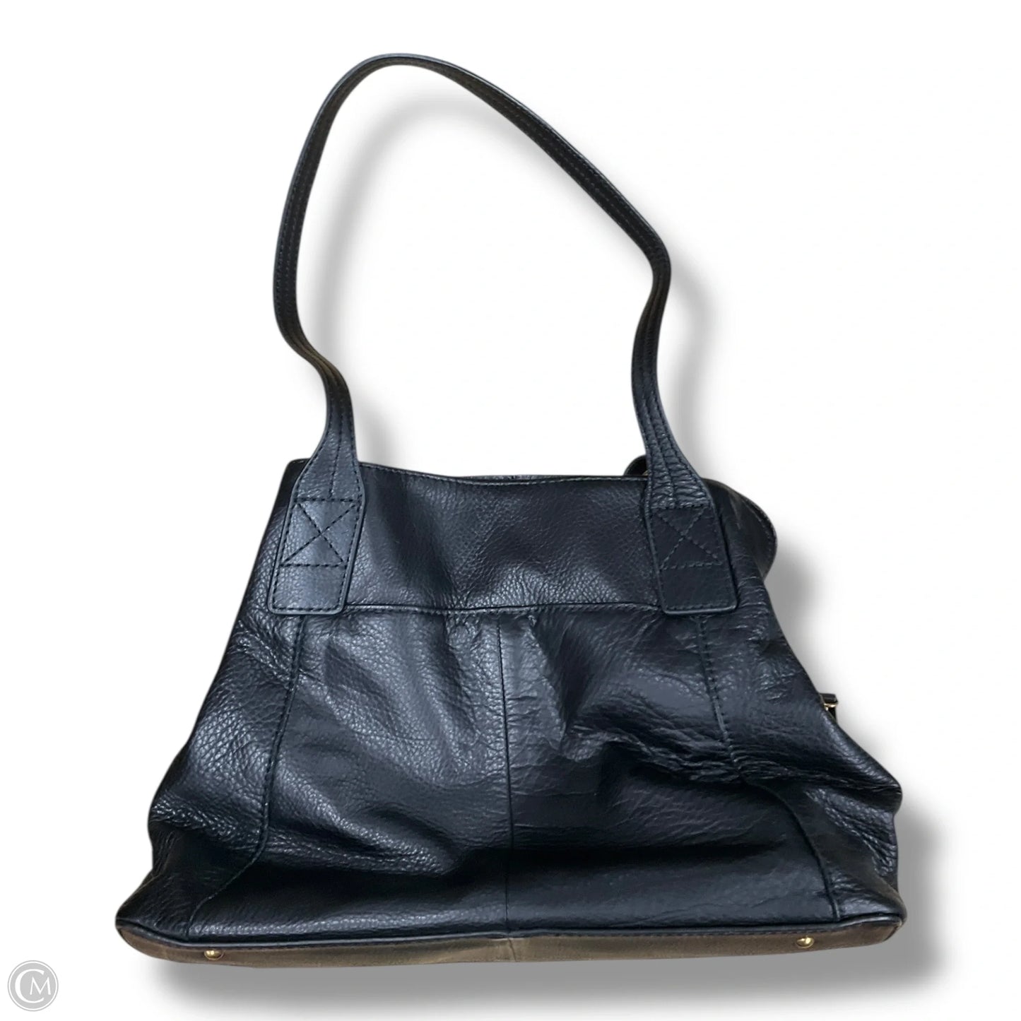 Handbag Leather By Cma, Size: Medium