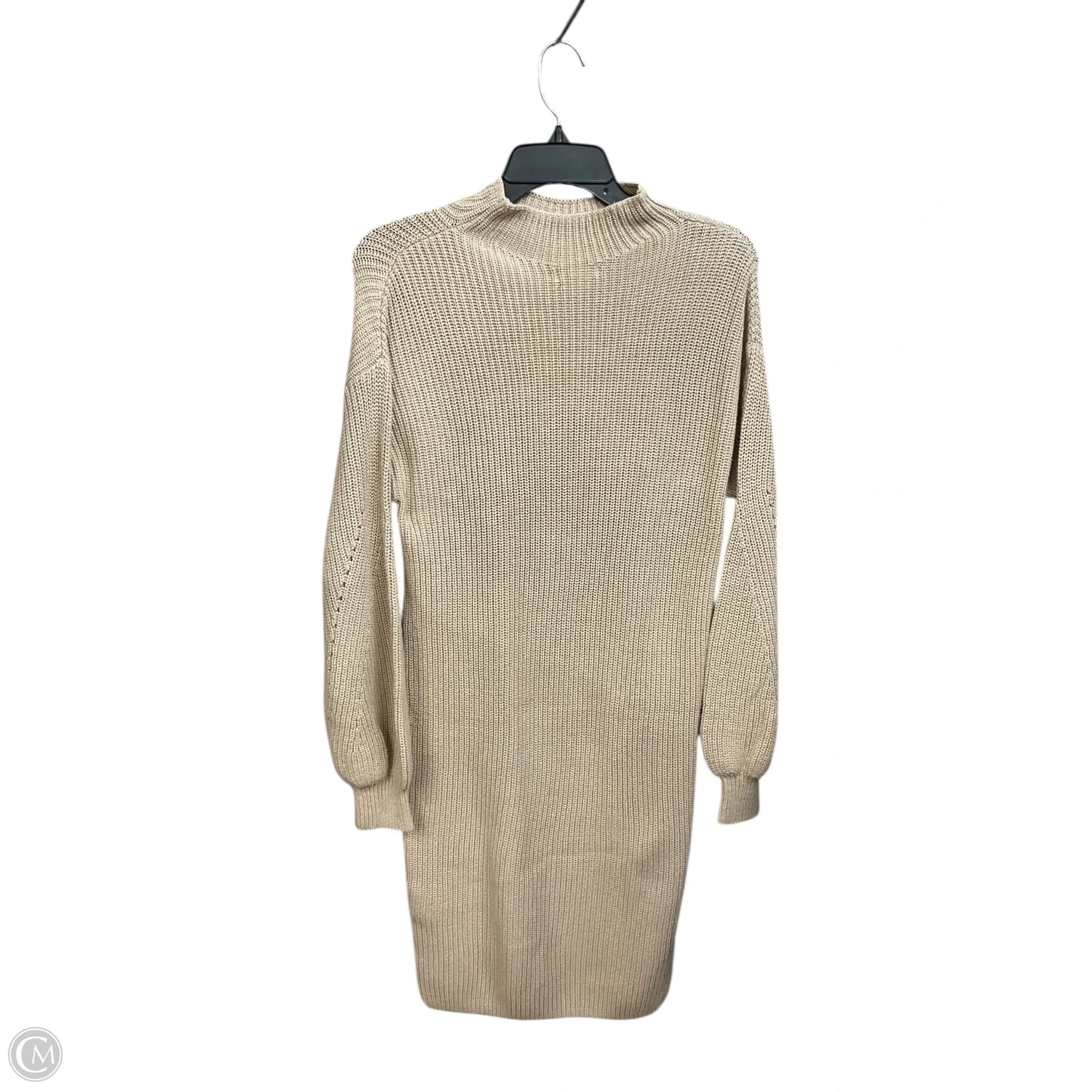 Dress Sweater By Style And Company In Beige, Size: M