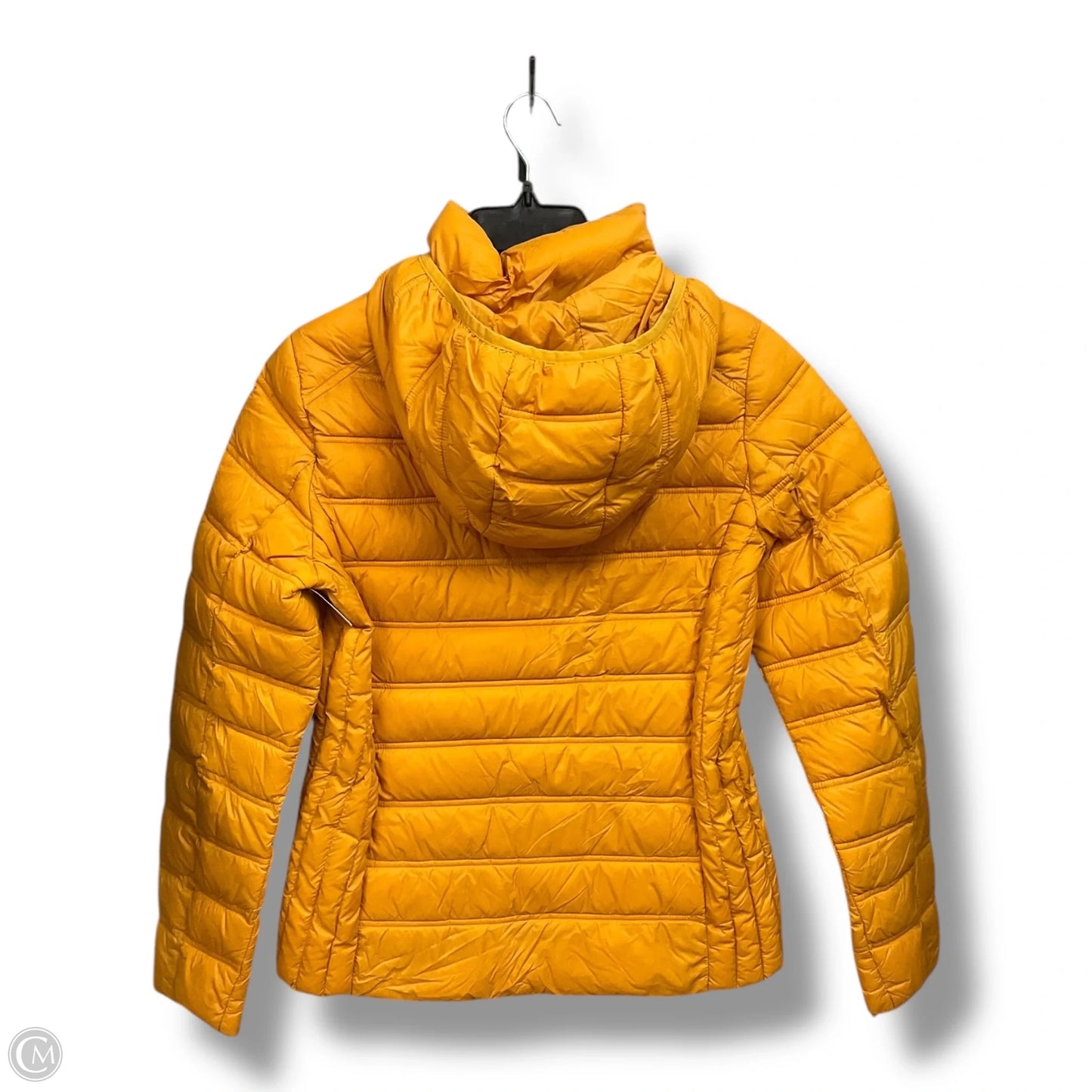 Jacket Puffer & Quilted By Michael By Michael Kors In Gold, Size: M