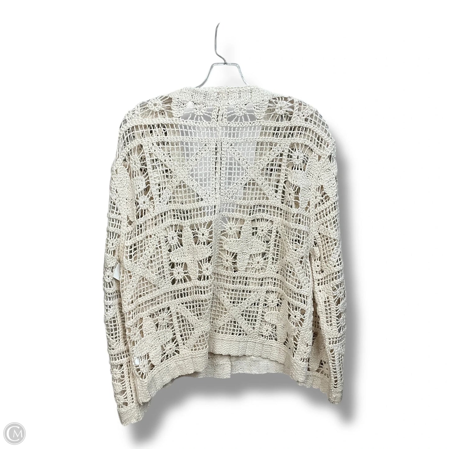 Cardigan By Solitaire In Ivory, Size: L