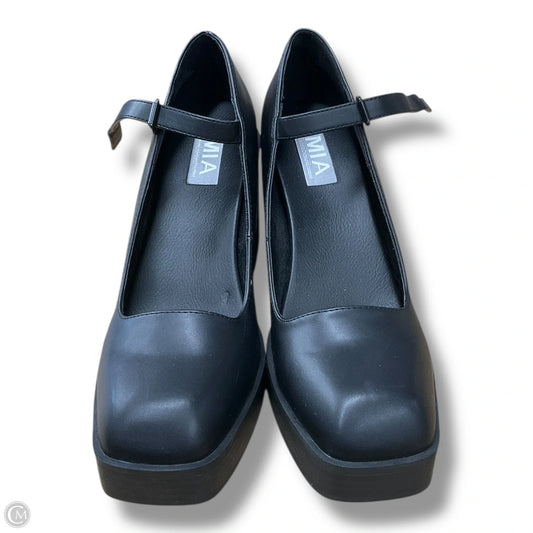 Shoes Heels Block By Mia In Black, Size: 9