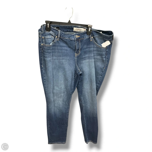 Jeans Skinny By Torrid In Blue Denim, Size: 18