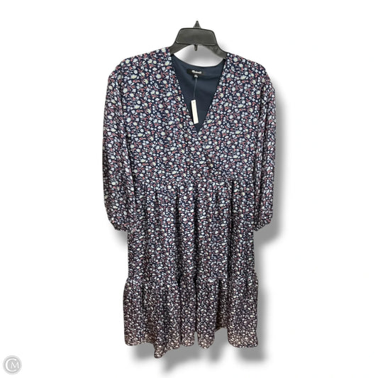 Dress Casual Midi By Madewell In Floral Print, Size: Xs