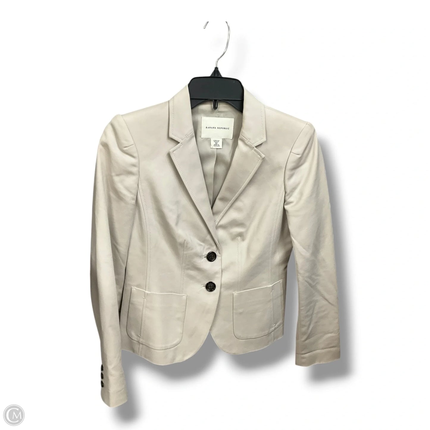 Blazer By Banana Republic In Beige, Size: 4p