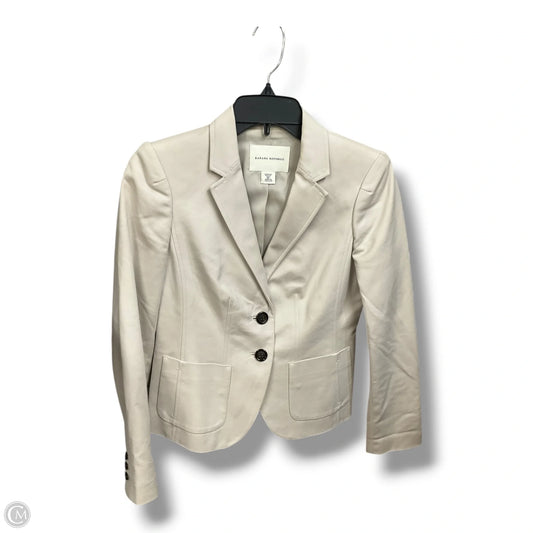 Blazer By Banana Republic In Beige, Size: 4p