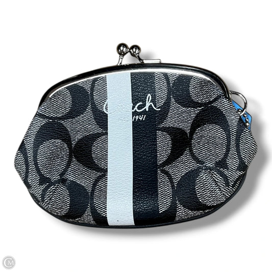 Coin Purse Designer By Coach, Size: Medium