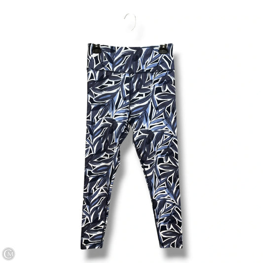 Athletic Leggings Capris By Sage In Blue & Grey, Size: M