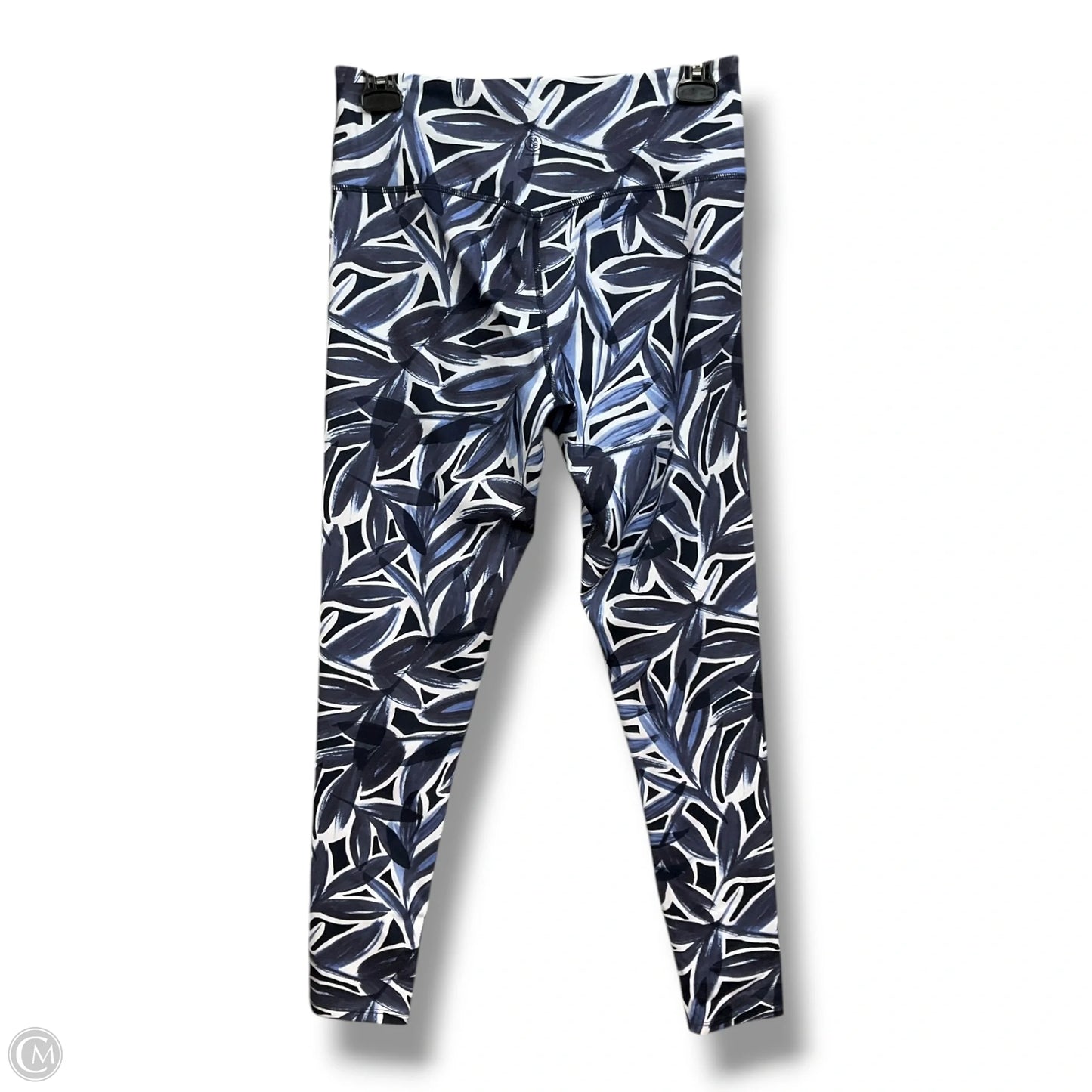 Athletic Leggings Capris By Sage In Blue & Grey, Size: M