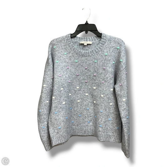 Sweater By Loft In Polkadot Pattern, Size: M