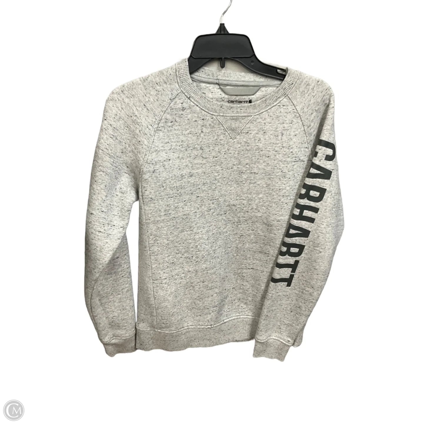 Sweatshirt Crewneck By Carhartt In Grey, Size: S