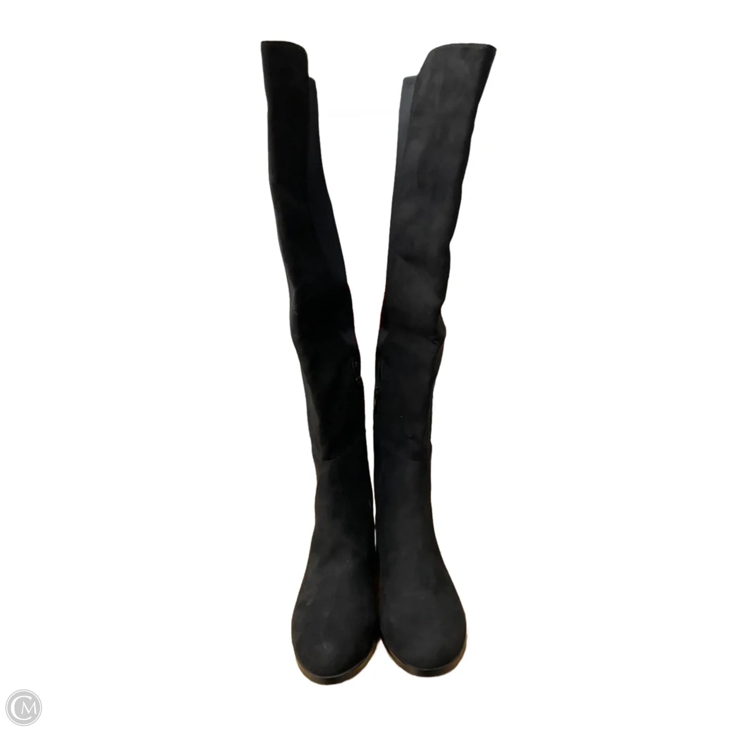 Boots Knee Flats By J. Crew In Black, Size: 8