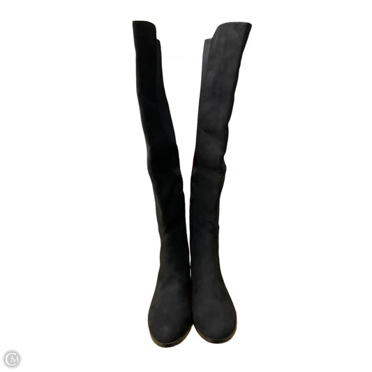 Boots Knee Flats By J. Crew In Black, Size: 8