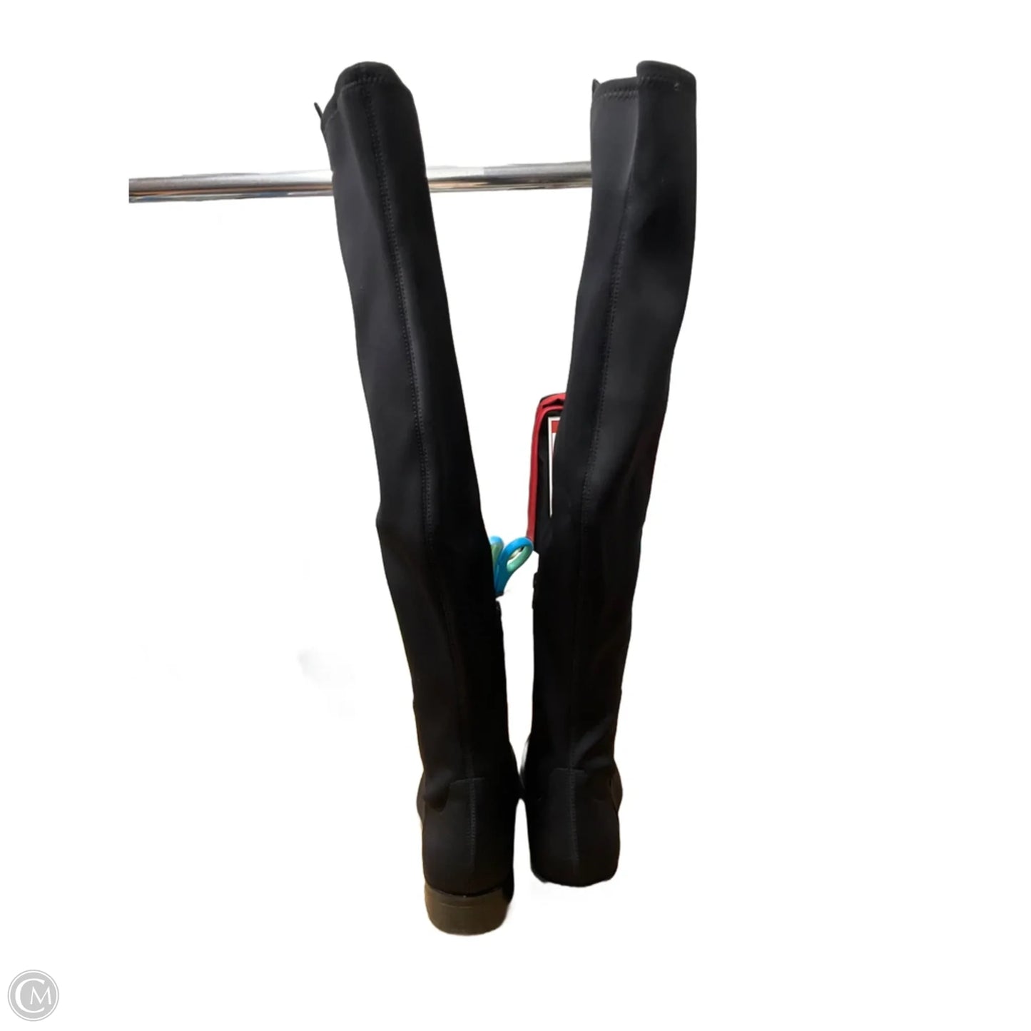 Boots Knee Flats By J. Crew In Black, Size: 8