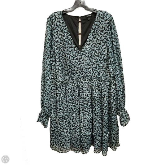 Dress Casual Short By Torrid In Floral Print, Size: 2x