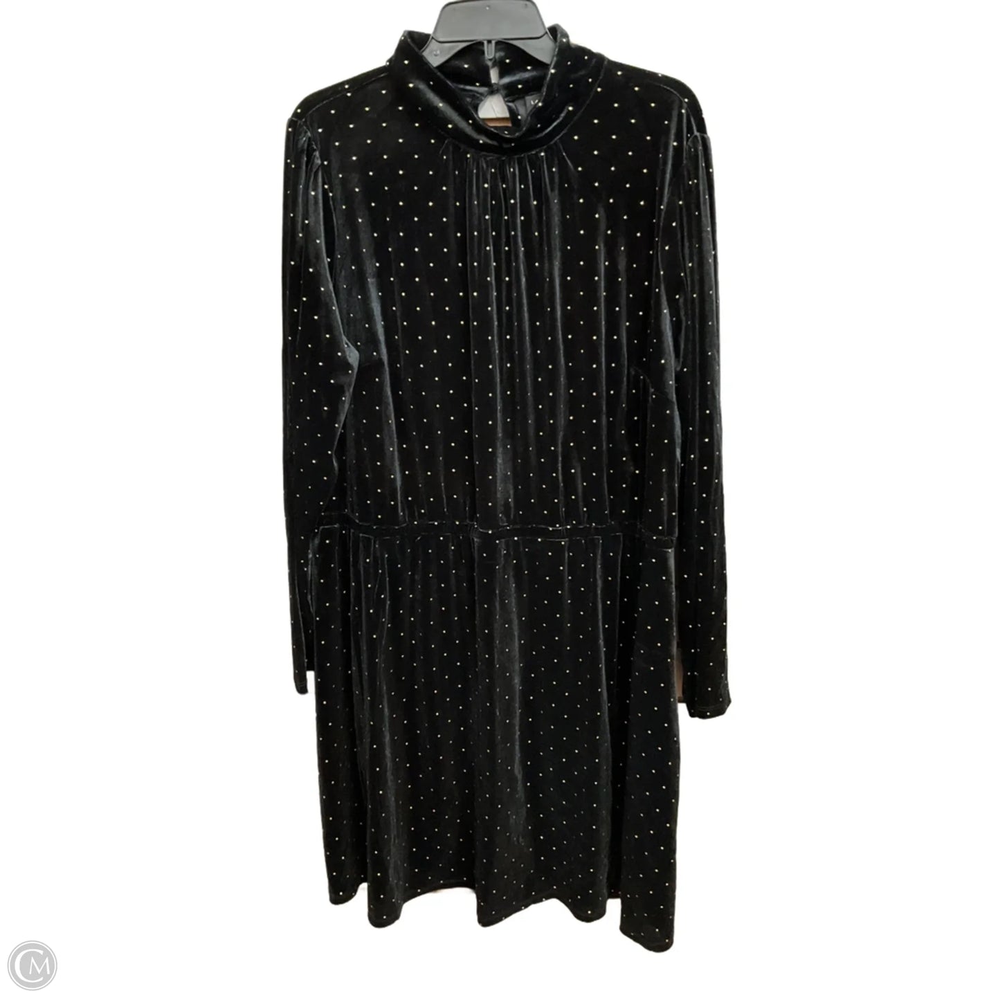 Dress Party Short By Lane Bryant In Black & Gold, Size: 3x