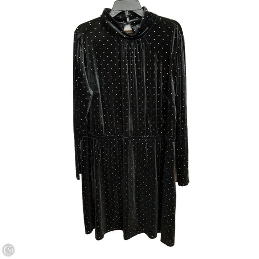 Dress Party Short By Lane Bryant In Black & Gold, Size: 3x