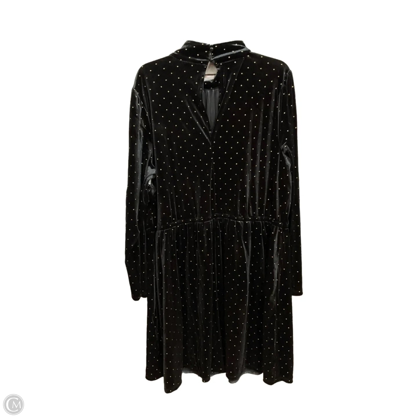 Dress Party Short By Lane Bryant In Black & Gold, Size: 3x