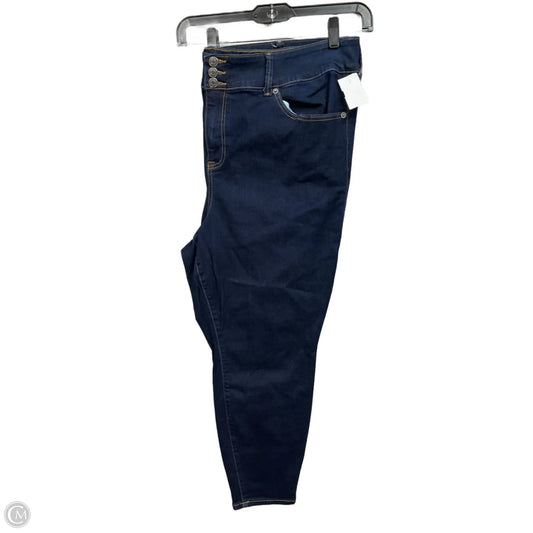Jeans Jeggings By Torrid In Blue Denim, Size: 24