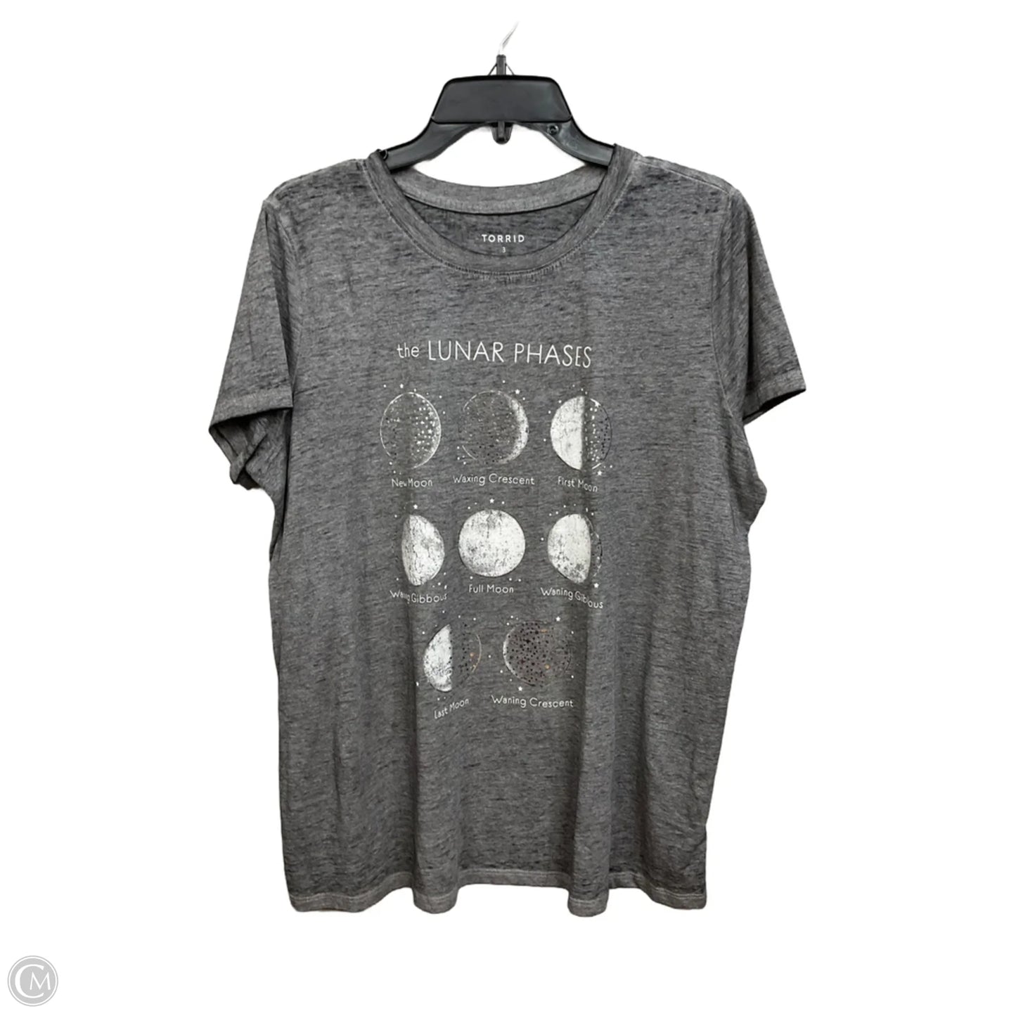 Top Short Sleeve By Torrid In Grey, Size: 3x