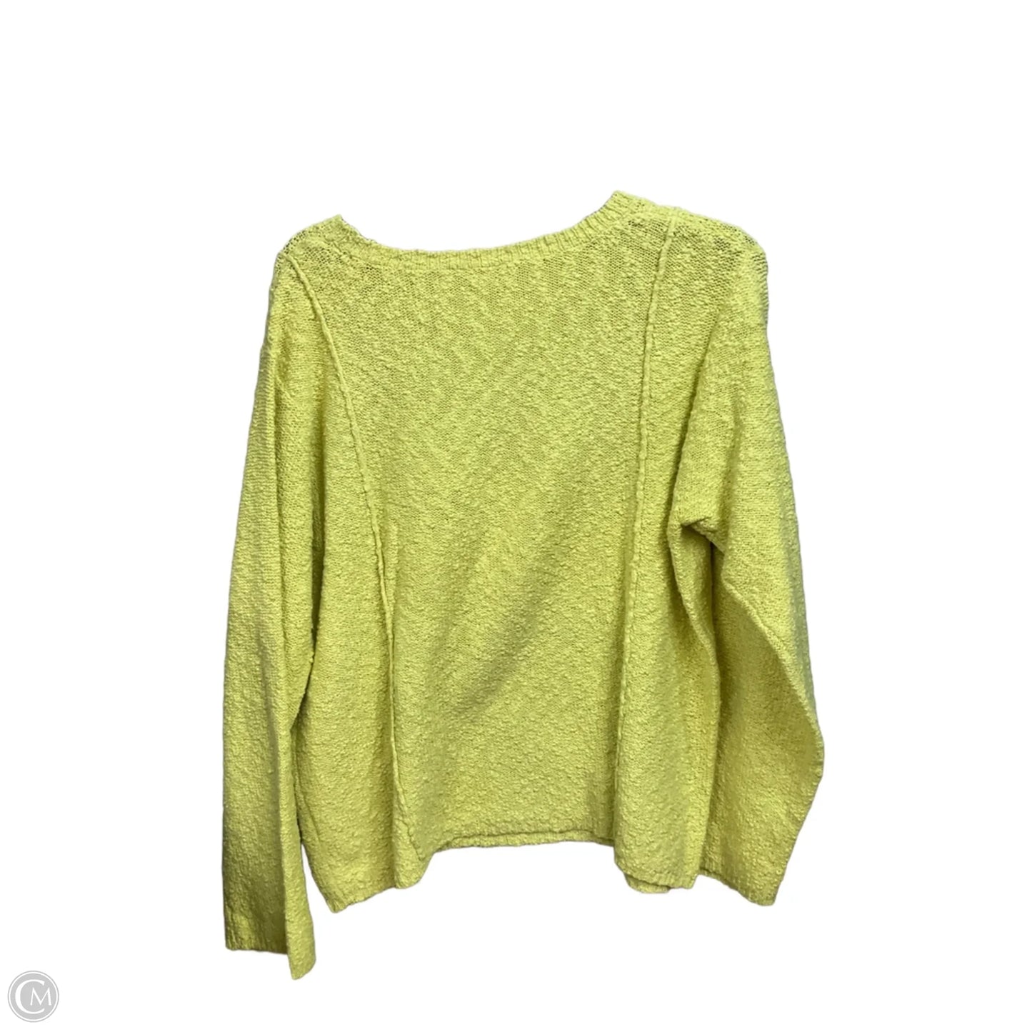 Sweater By J. Jill In Chartreuse, Size: L